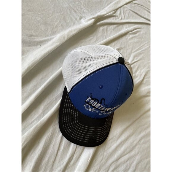 Fountain City Roller Derby Richardson Trucker Hat Blue & White Mesh Adjustable F - Picture 3 of 7